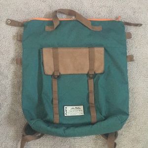 Kavu green backpack
